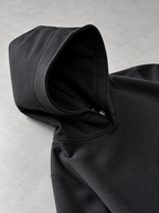 Buzo Básico Negro Oversize para Hombre