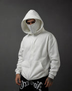 Hoodie Balaclava Blanco Hueso