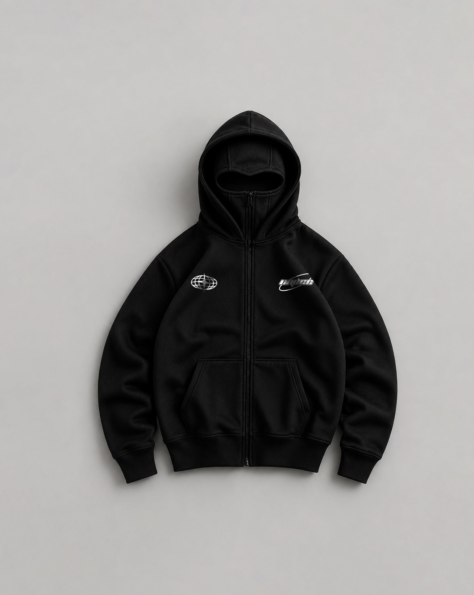 Hoodie Oversize NRDCC (Pedreria CON BALACLAVA)