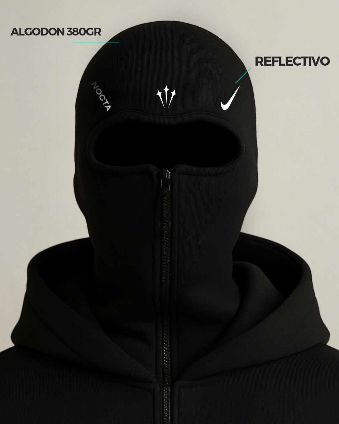 Chaqueta balaclava Nike x Nocta reflectiva