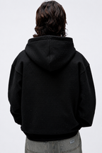 Hoodie Oversize Pedreria Negra