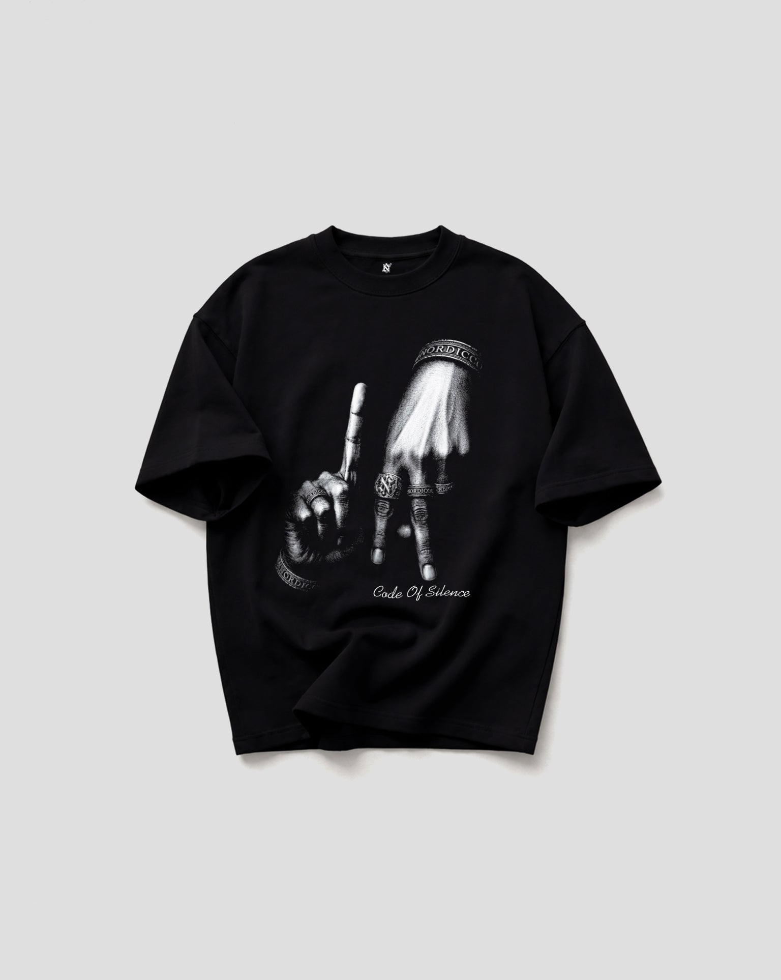 Camiseta Oversize Code of Silence