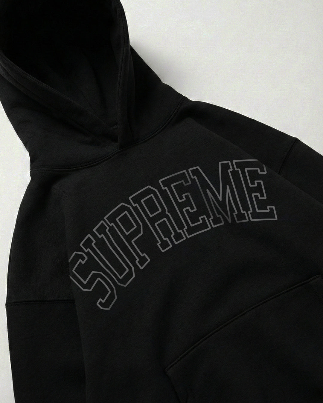 Hoodie Supreme Grey Premium