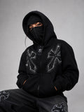 Hoodie Balaclava (Pedreria plata) Cross