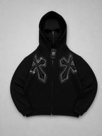 Hoodie Balaclava (Pedreria plata) Cross