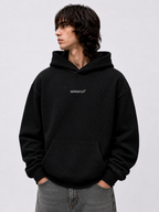 Hoodie Oversize Pedreria Negra