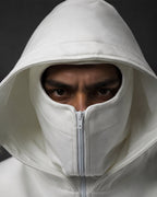 Hoodie Balaclava Blanco Hueso