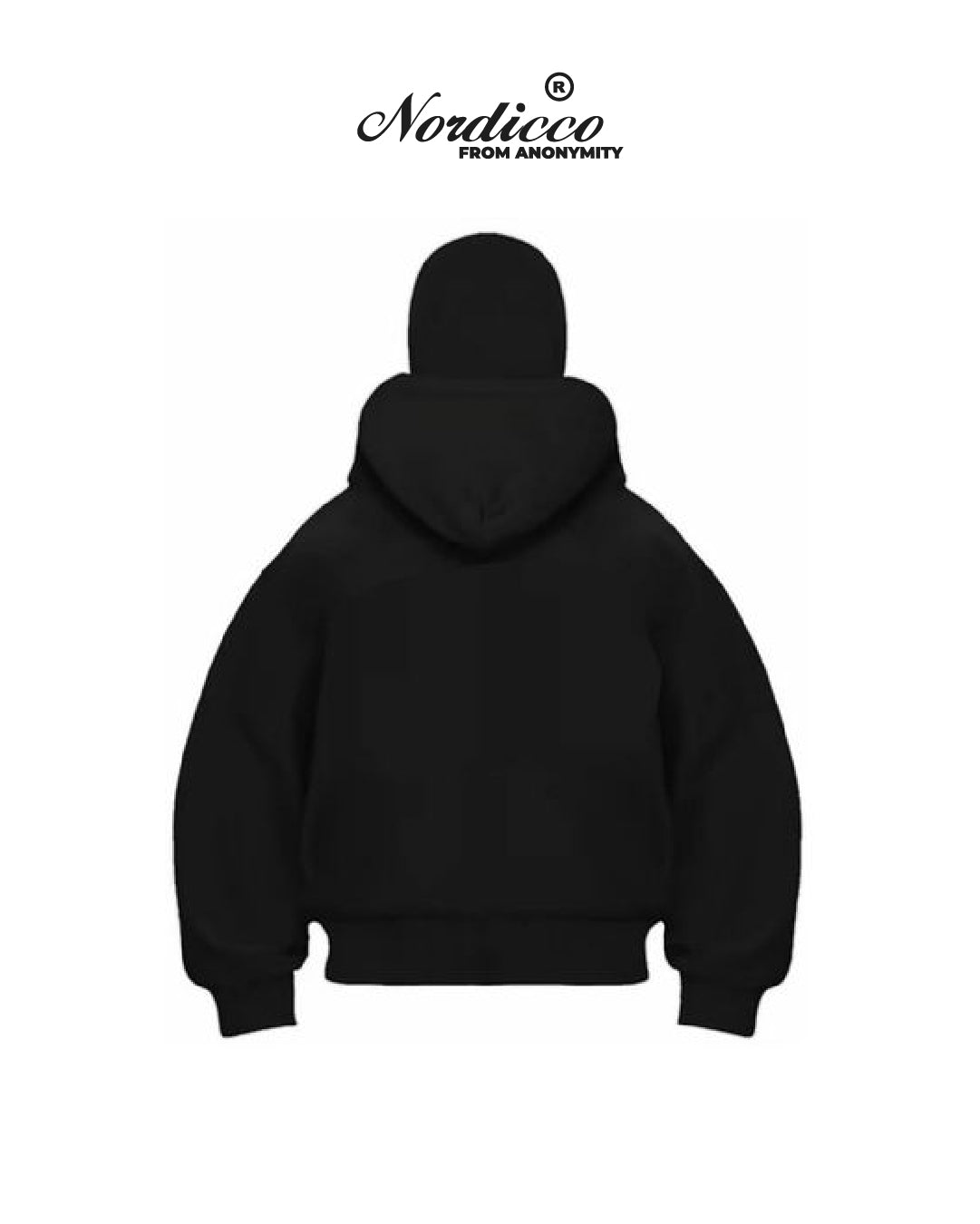 Hoodie Oversize Balaclava tipo chaqueta