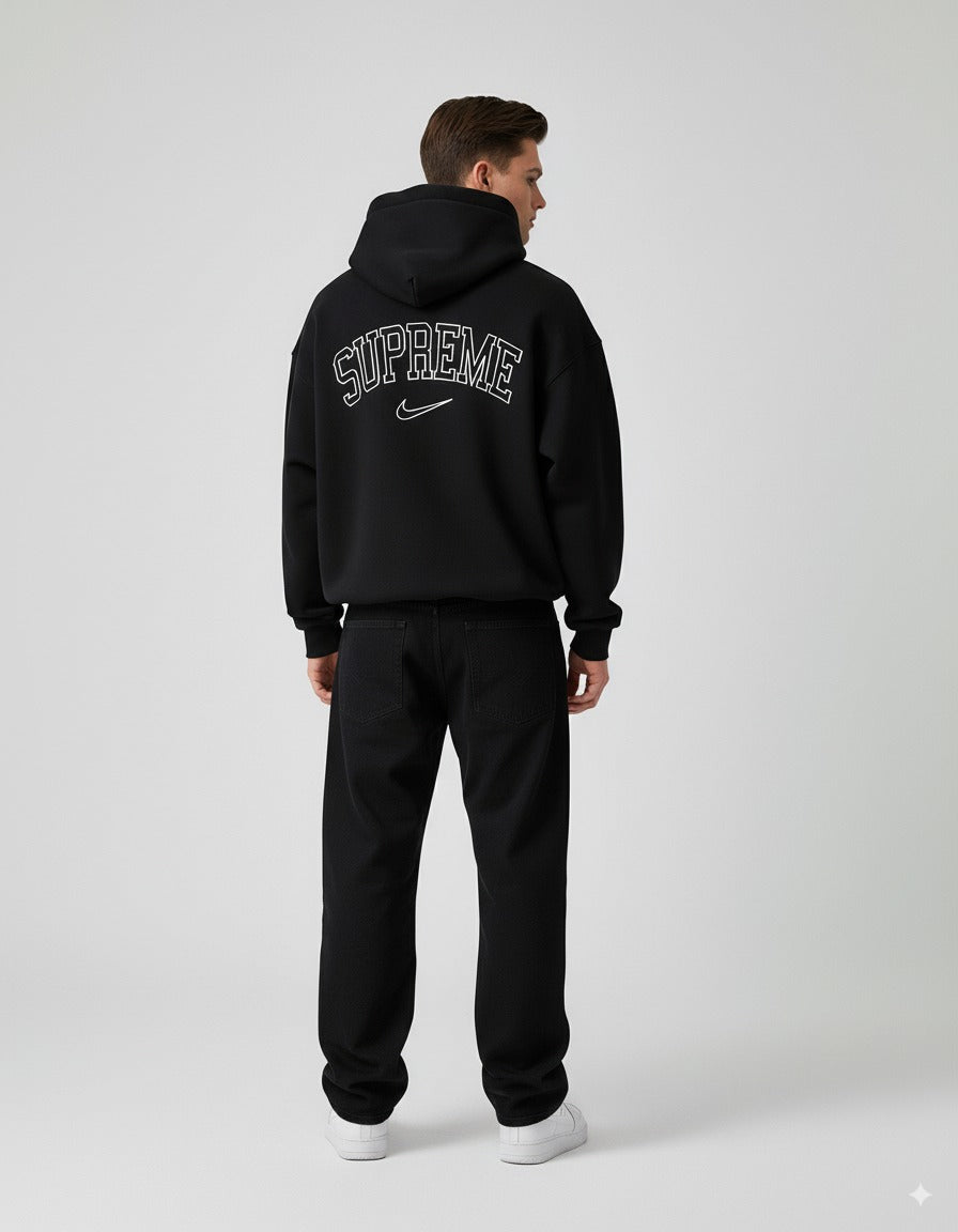 Hoodie Oversize Nike x Supreme