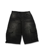 Bermuda jean tipo Mocho Negro gris