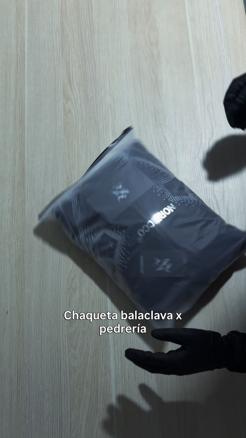 Hoodie Balaclava (Pedreria plata) Cross