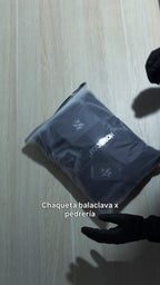 Hoodie Balaclava (Pedreria plata) Cross